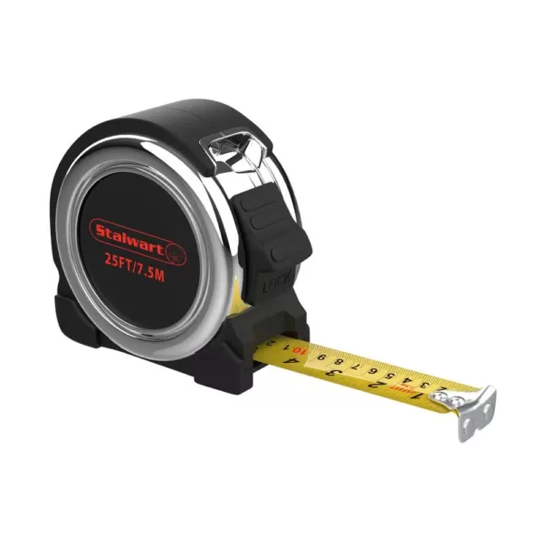 Stalwart 25 ft. Retractable Tape Measure