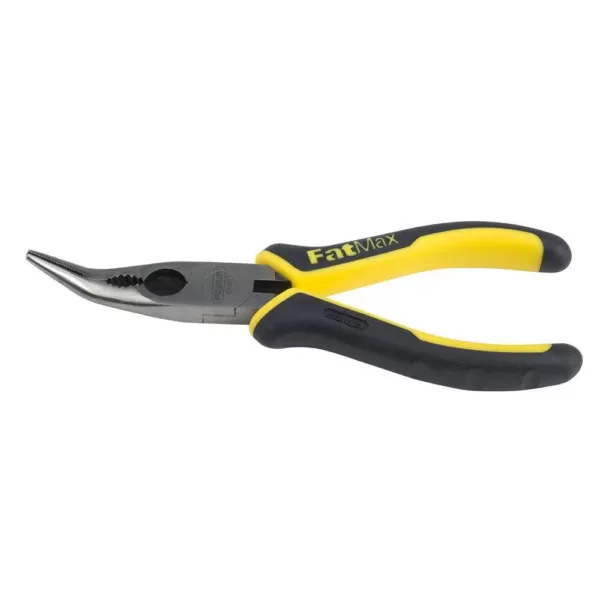 Stanley FatMax 6-3/8 in. Bent Long Nose Plier with Cutter