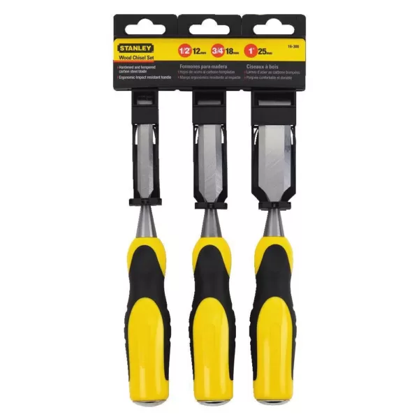 Stanley Wood Chisel Set (3-Piece)