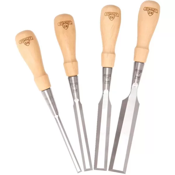 Stanley Sweetheart 750 Series Socket Wood Chisel Set (4-Piece)