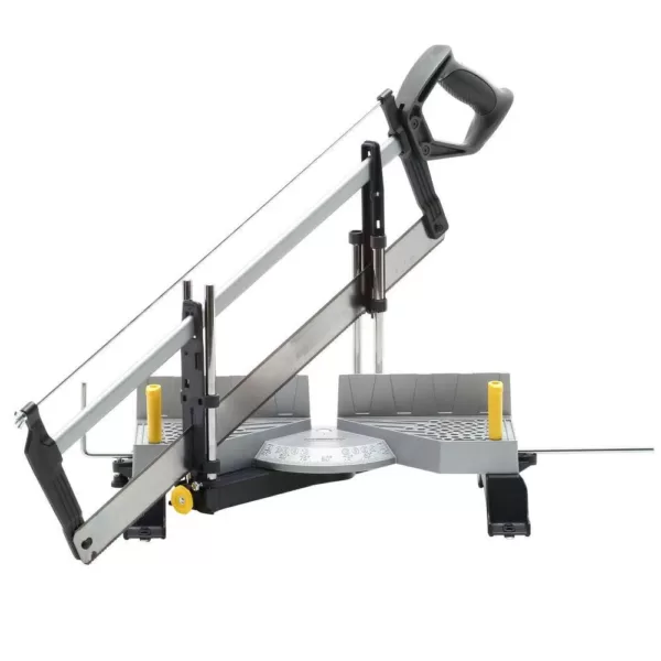 Stanley 27.75 in. Adjustable Angle Clamping Miter Box with 22 in. Saw