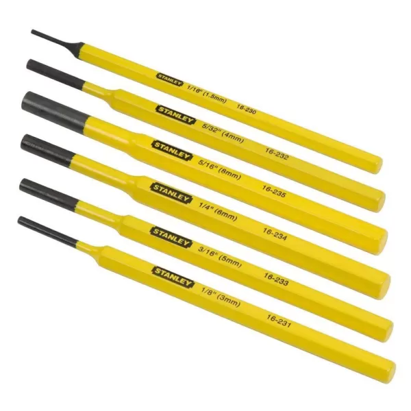 Stanley Punch Set (6-Piece)