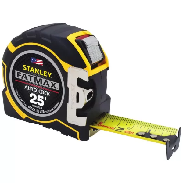 Stanley FATMAX 25 ft. x 1-1/4 in. Auto Lock Tape Measure (4-Pack)