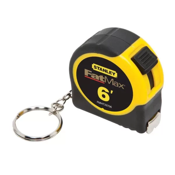 Stanley FATMAX 6 ft. x 1/2 in. Keychain Pocket Tape Measure