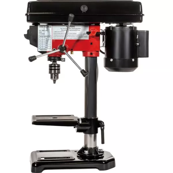 Stark 8 in. Stationary Benchtop 5-Speed Wood Workbench Drill Press Station