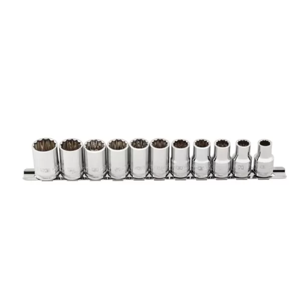 Steelman 1/2 in. Drive 12-Point Metric Socket Set (11-Piece)