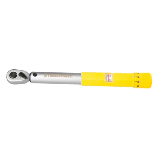 Steelman 1/4 in. Drive 30 in./lbs. - 150 in./lbs. Micro-Adjustable Torque Wrench