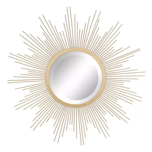 Stonebriar Collection Medium Irregular Gold Contemporary Mirror (23 in. H x 23 in. W)