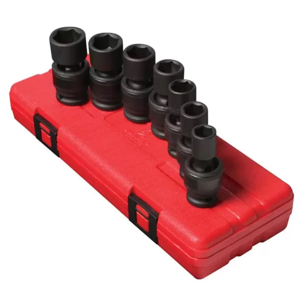 SUNEX TOOLS 1/2 in. Drive Impact Socket Set (7-Piece)