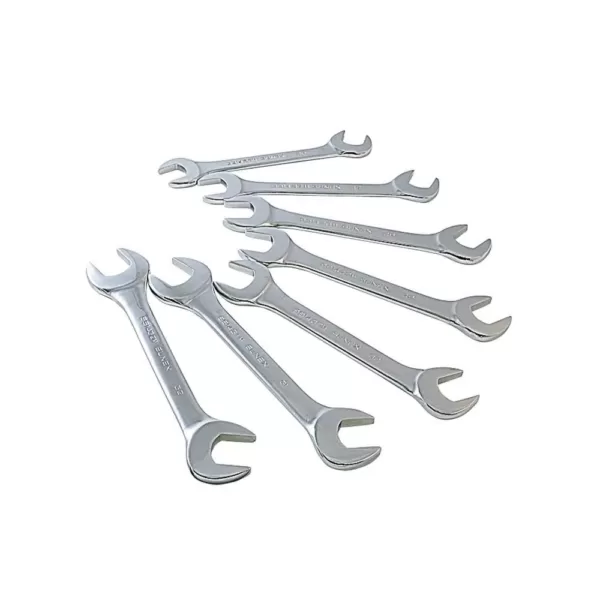 SUNEX TOOLS Jumbo Metric Angled Wrench Set (7-Piece)