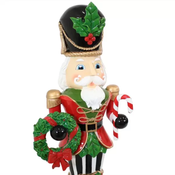 Sunnydaze Decor 48 in. Christmas Nutcracker Indoor/Outdoor Statue