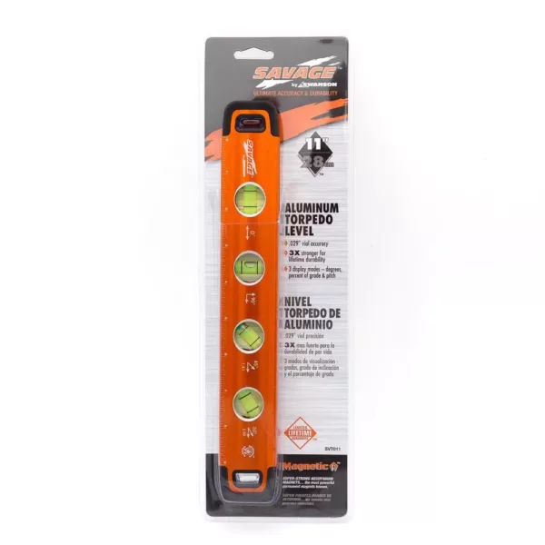 Swanson 11 in. Magnetic Torpedo Level