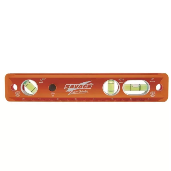 Swanson 9 in. Lightning Lighted Magnetic Torpedo Level