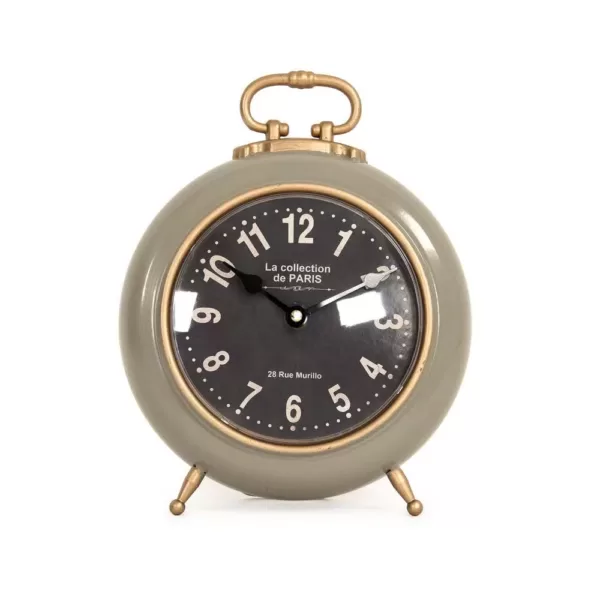 Zentique Paris Round Green Table Clock