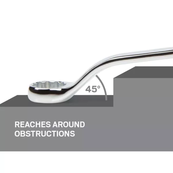 TEKTON 1/2 in. x 9/16 in. 45° Offset Box End Wrench