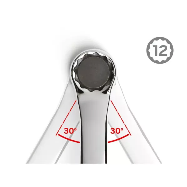 TEKTON 20 mm x 22 mm 45° Offset Box End Wrench