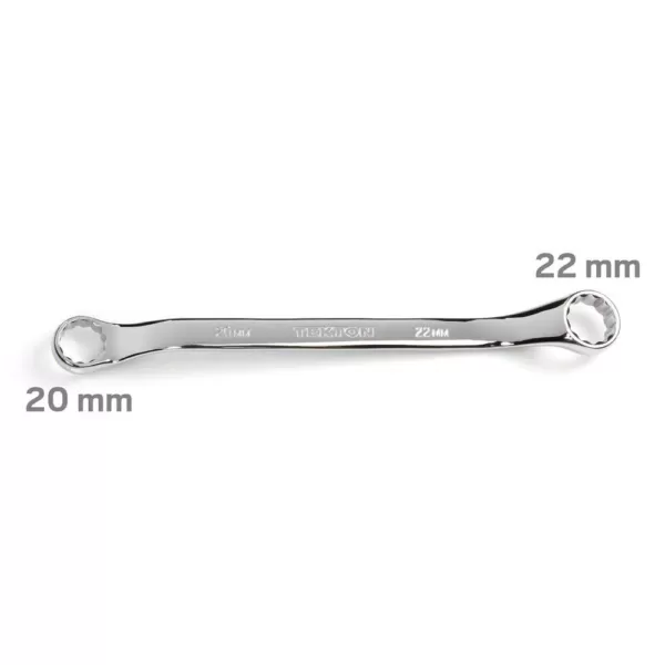 TEKTON 20 mm x 22 mm 45° Offset Box End Wrench