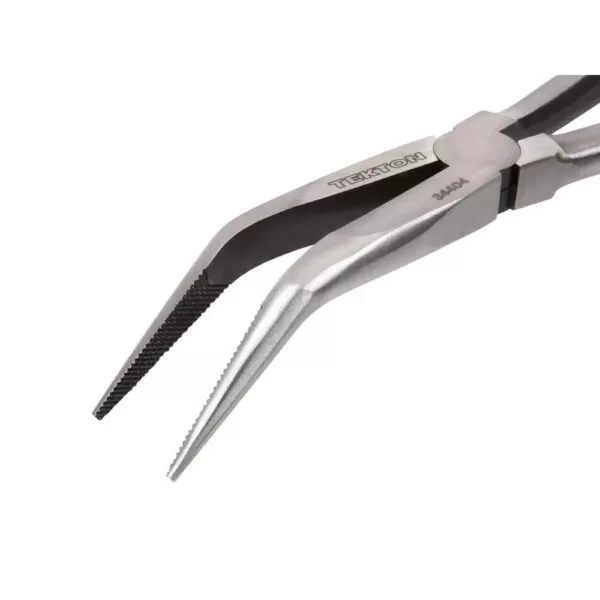 TEKTON 11 in. Long Reach 45-Degree Bent Nose Pliers