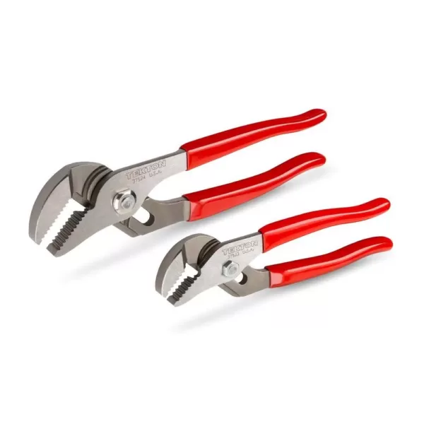 TEKTON 7, 10 in. Groove Joint Pliers Set (2-Piece)