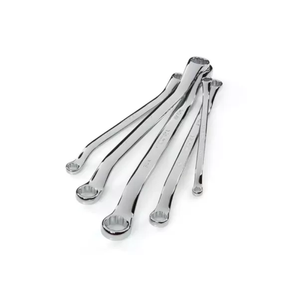 TEKTON 1/4-13/16 in. 45° Offset Box End Wrench Set (5-Piece)