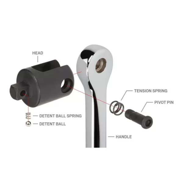 TEKTON 3/8 in. Drive x 18 in. Breaker Bar