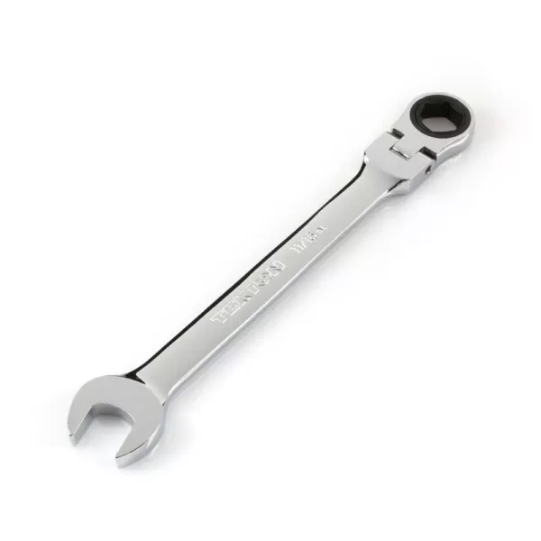 TEKTON 11/16 in. Flex-Head Ratcheting Combination Wrench