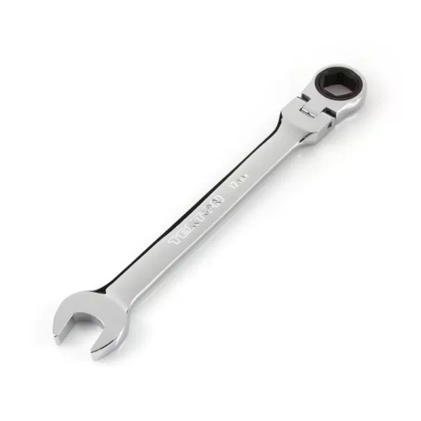 TEKTON 17 mm Flex-Head Ratcheting Combination Wrench