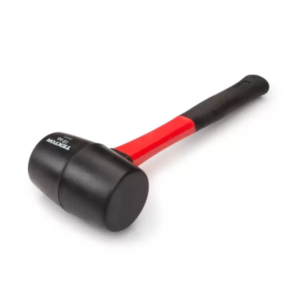 TEKTON 16 oz. Fiberglass Handle Rubber Mallet