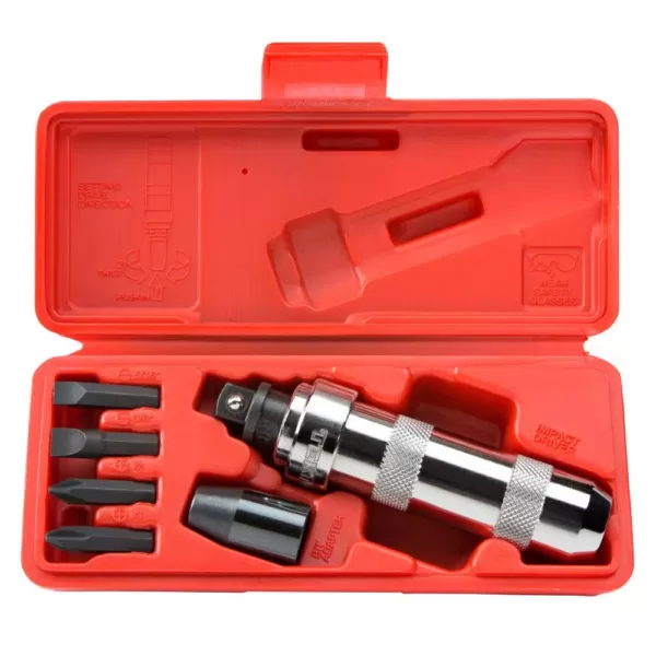 TEKTON 1/2 in. Drive Impact Screwdriver Set (7-Piece)