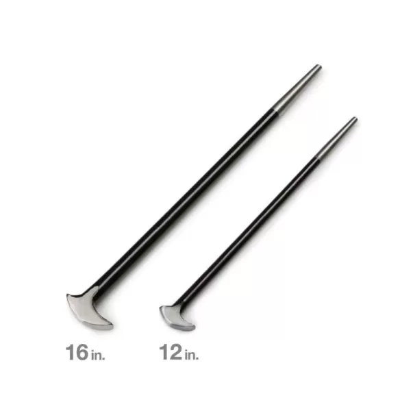 TEKTON 12, 16 in. Rolling Head Pry Bar Set (2-Piece)