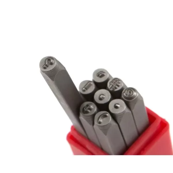 TEKTON 5/32 in. Punctuation Stamp Set (9-Piece)