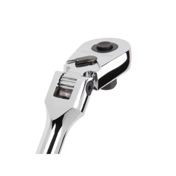 TEKTON 3/8 in. Drive x 12 in. Flex Head Quick-Release Bent Handle Ratchet