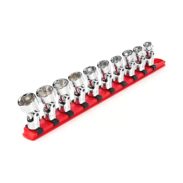 TEKTON 3/8 in. Drive Universal Joint Socket Set (10-Piece)