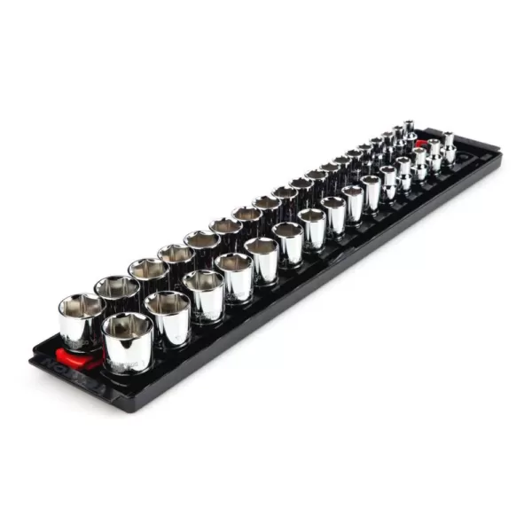 TEKTON 3/8 in. Drive 6-Point Socket Set (34-Piece)