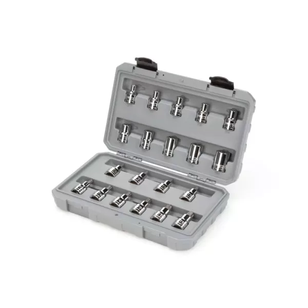 TEKTON 1/2 in. Drive Torx Bit and External Star Socket Set (20-Piece)