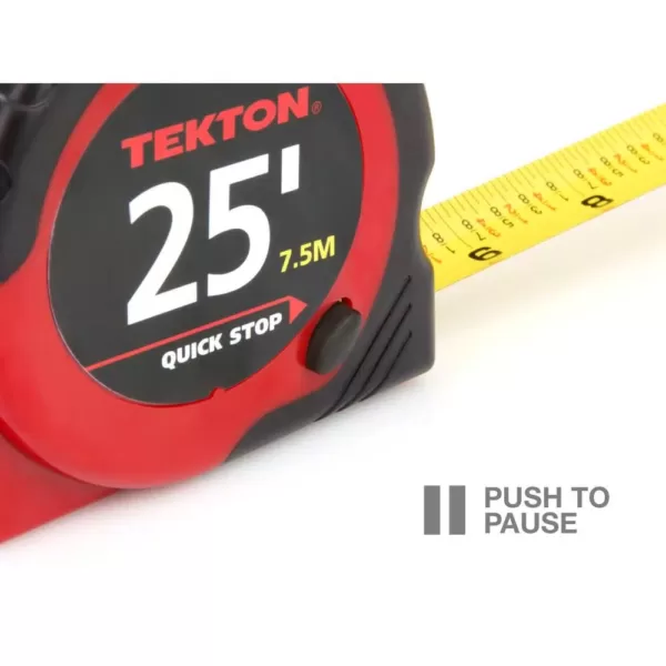 TEKTON 25 ft. x 1 in. Tape Measure