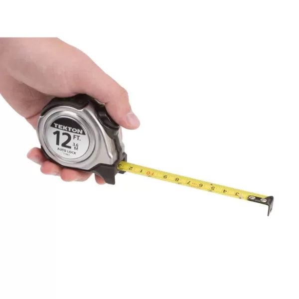 TEKTON 12 ft. x 5/8 in. Auto Lock Tape Measure