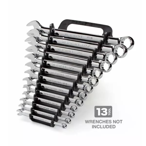 TEKTON 6.75 in. 13-Tool Store-and-Go Wrench Rack Keeper in Black