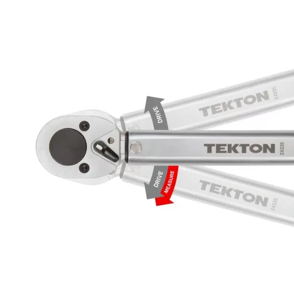 TEKTON 1/2 in. Drive Click Torque Wrench (10-150 ft.-lb.)