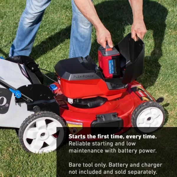 Toro 22 in. Recycler 60-Volt Max Lithium-Ion Cordless Battery Walk Behind Personal Pace Mower - Battery/Charger Not Included