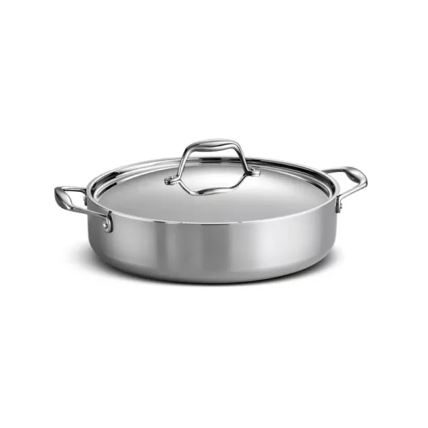 Tramontina Gourmet Tri-Ply Clad 6 qt. Covered Stainless Steel Braiser