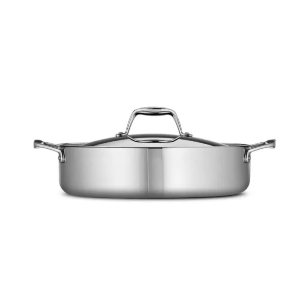 Tramontina Gourmet Tri-Ply Clad 6 qt. Covered Stainless Steel Braiser