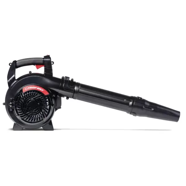 Troy-Bilt 205 MPH 450 CFM 27cc 2-Cycle Full-Crank Engine Gas Leaf Blower with Vacuum Kit Included