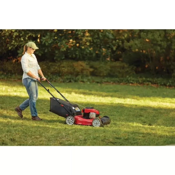 Troy-Bilt 21 in. 140 cc 550e Series Briggs & Stratton Gas Walk Behind Self Propelled Lawn Mower w/ 2-in-1 TriAction Cutting System