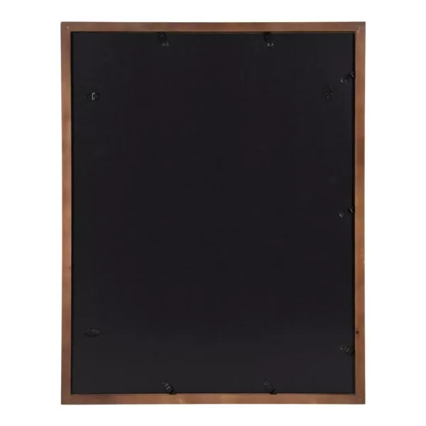 DesignOvation Gallery 14 in. x 18 in. Matted to 11 in. x 14 in. Walnut Brown Picture Frame (Set of 2)