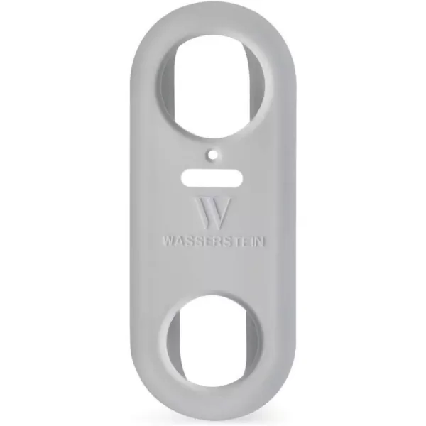 Wasserstein Gray Protective Silicone Skin Compatible with Google Nest Hello Video Doorbell - Extra-Layer of Protection