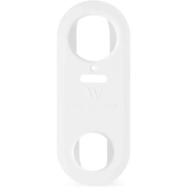 Wasserstein White Protective Silicone Skin Compatible with Google Nest Hello Video Doorbell - Extra-Layer of Protection