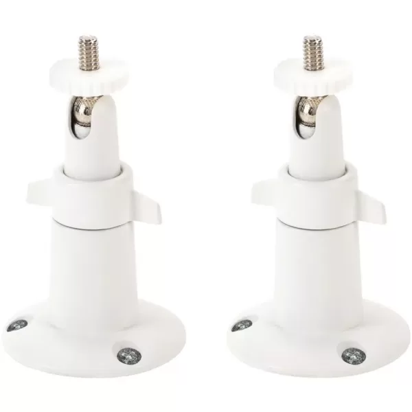 Wasserstein White Security Wall Mount for Arlo/Arlo Pro (6-Pack)