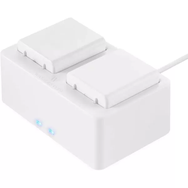 Wasserstein Arlo Ultra/Ultra 2 and Pro 3/Pro 4 Battery Charging Station with 3.2ft. Micro USB Cable (Not for Arlo Pro/Pro 2) (White)