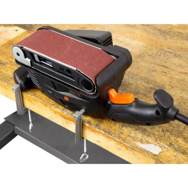 WEN 5-Amp Corded 3 in. x 18 in. Variable Speed Combination Handheld and Benchtop Belt Sander